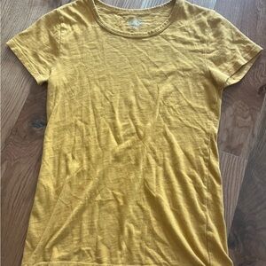 J. Crew Gold Short Sleeve T-Shirt Classic Style